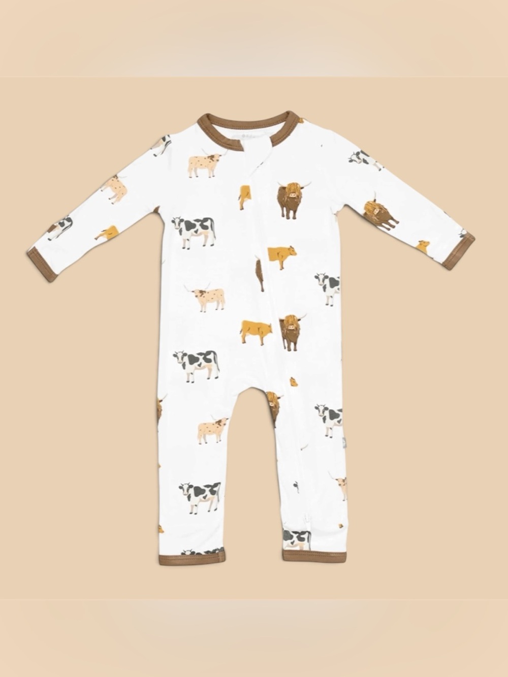 Kyte Baby Cow Romper
